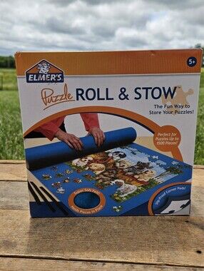 Elmer's Puzzle Roll & Stow Puzzle Mat - Blue